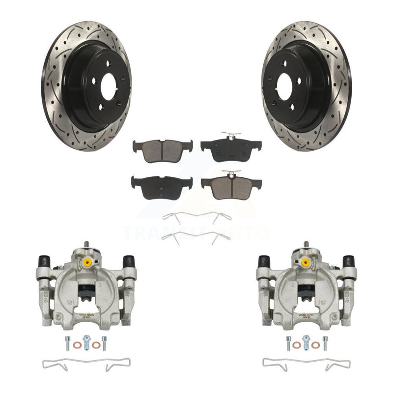 Transit Auto KCD-100514C Disc Brake Kit for 2015-2022 Ford Edge, Lincoln MKZ, Lincoln Nautilus & more - Rear product image