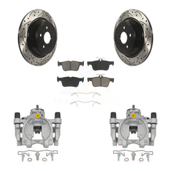 Transit Auto KCD-100515C Disc Brake Kit for 2017-2020 Ford SSV Plug-In Hybrid, Lincoln Continental, Ford Fusion & more - Rear product image