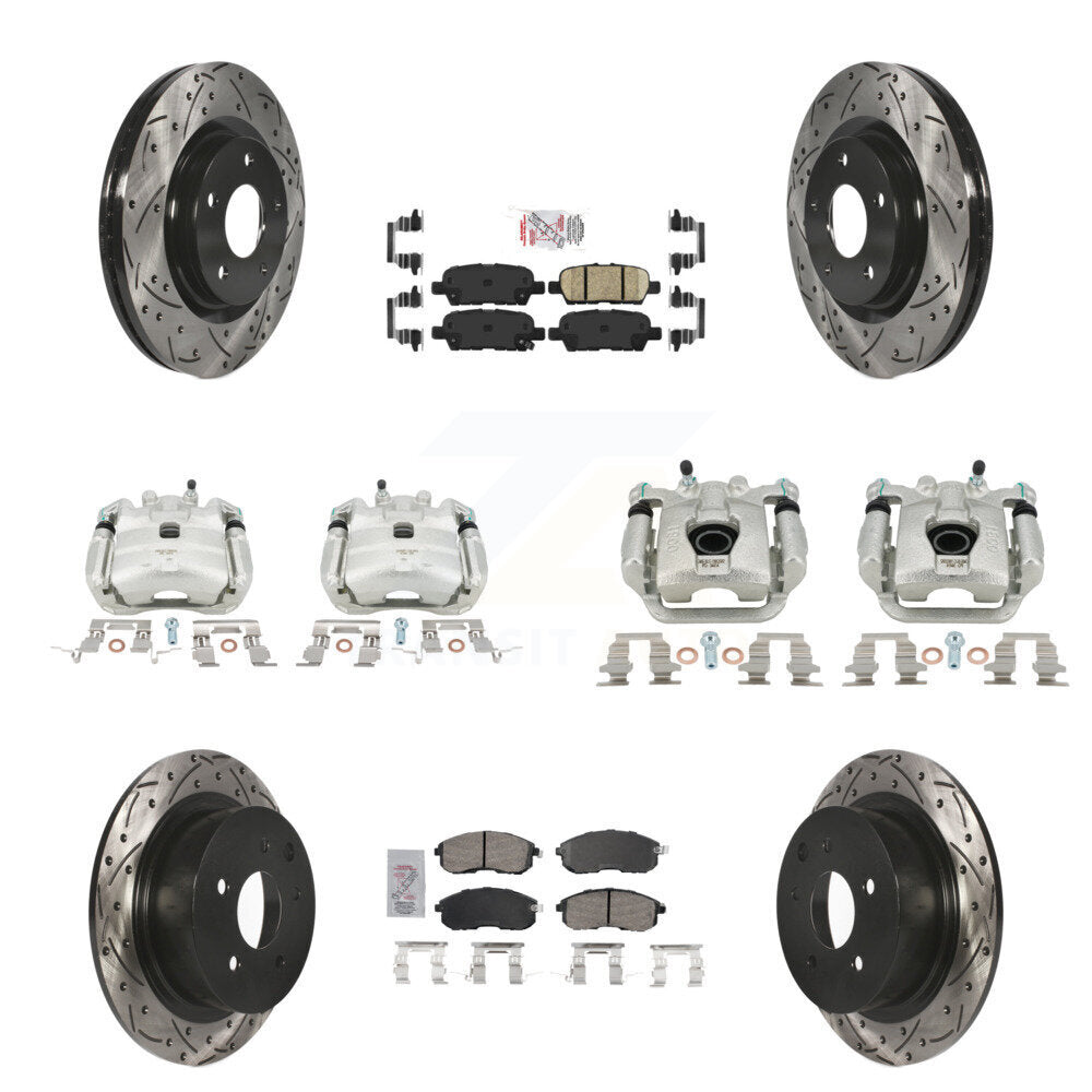 Transit Auto KCD-100515N Disc Brake Kit for 2017-2019 Nissan Sentra - Front and Rear product image