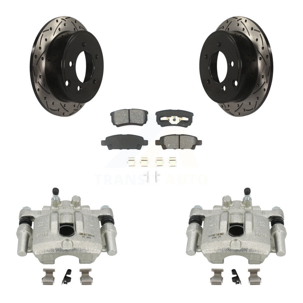 Transit Auto KCD-100515S Disc Brake Kit for 2007-2017 Jeep Compass, Mitsubishi Lancer, Chrysler 200 & more - Rear product image