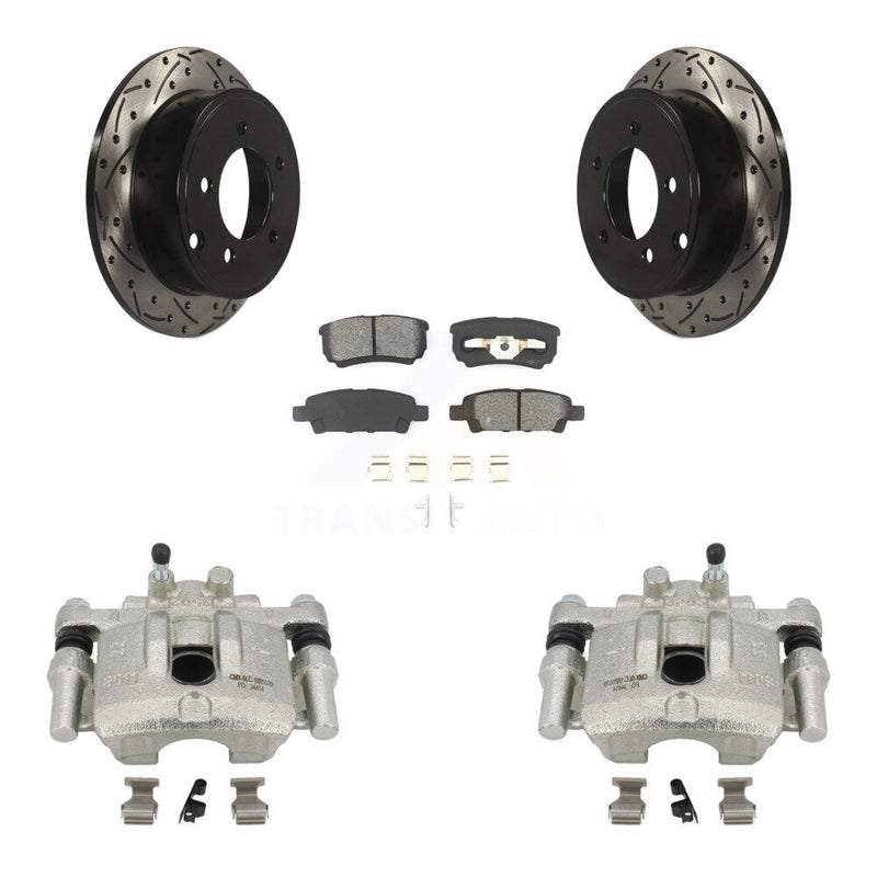 Transit Auto KCD-100515S Disc Brake Kit for 2007-2017 Jeep Compass, Mitsubishi Lancer, Chrysler 200 & more - Rear product image