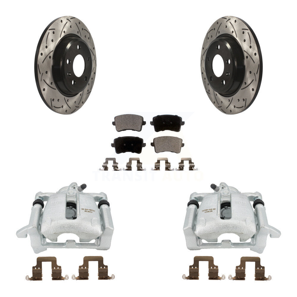 Transit Auto KCD-100515T Disc Brake Kit for 2008-2012 Audi A4 Quattro, Audi A5 Quattro, Audi A4 & more - Rear product image