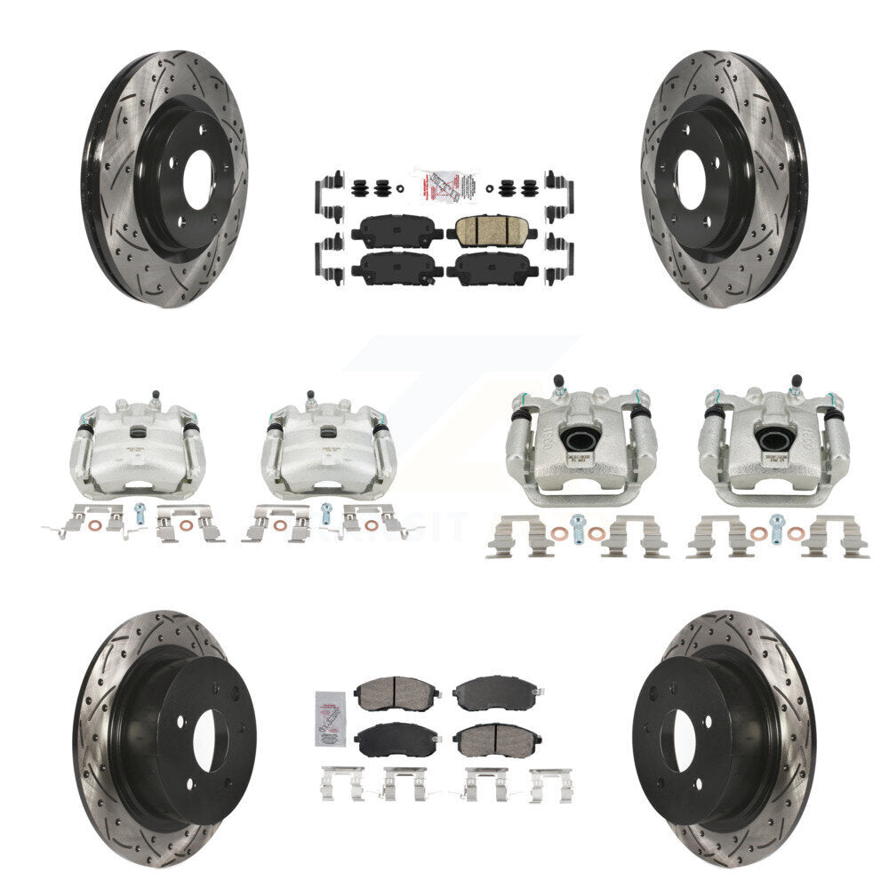Transit Auto KCD-100516N Disc Brake Kit for 2017-2019 Nissan Sentra - Front and Rear product image
