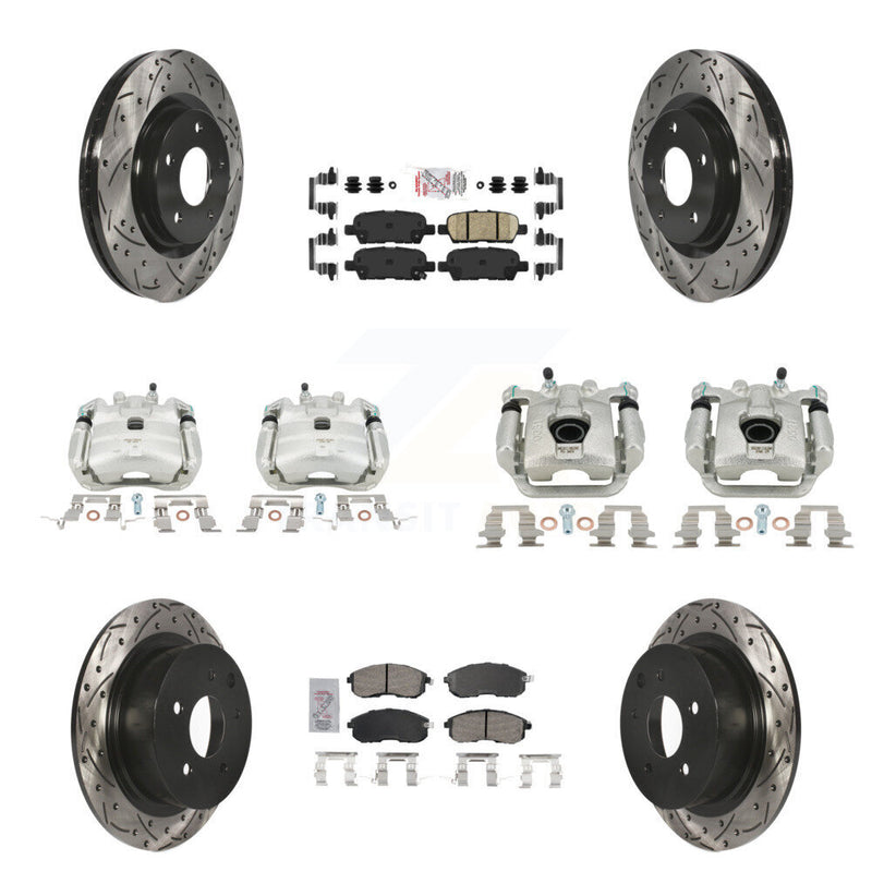Transit Auto KCD-100516N Disc Brake Kit for 2017-2019 Nissan Sentra - Front and Rear product image