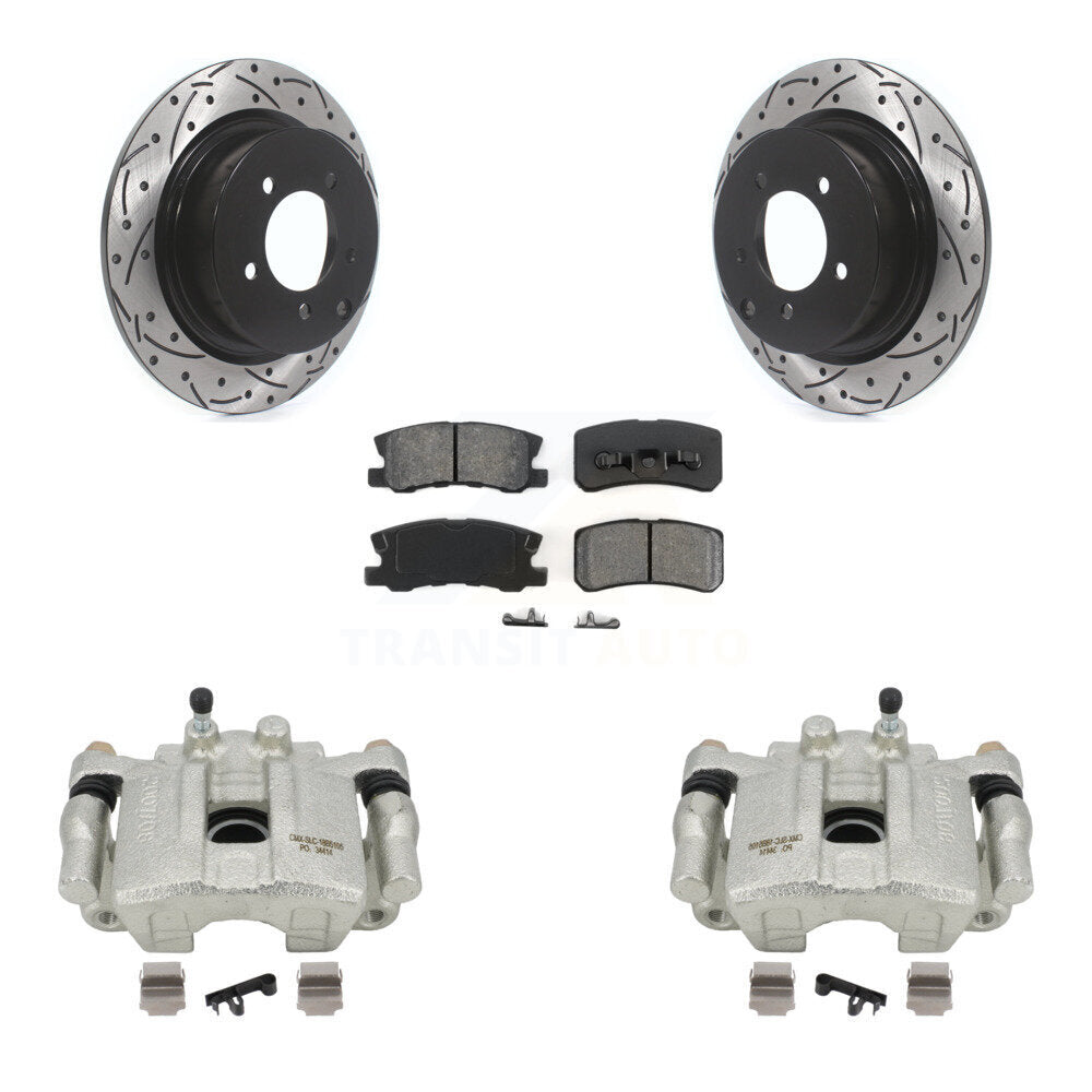 Transit Auto KCD-100516S Disc Brake Kit for 2007-2017 Jeep Compass, Mitsubishi Lancer, Mitsubishi Outlander & more - Rear product image