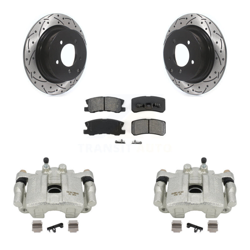 Transit Auto KCD-100516S Disc Brake Kit for 2007-2017 Jeep Compass, Mitsubishi Lancer, Mitsubishi Outlander & more - Rear product image