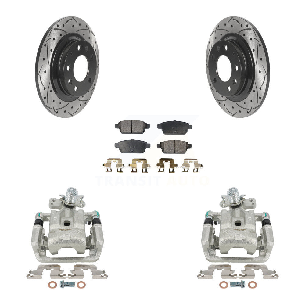 Transit Auto KCD-100517P Disc Brake Kit for 2006-2013 Mazda 6, Lincoln MKZ, Ford Fusion & more - Rear product image