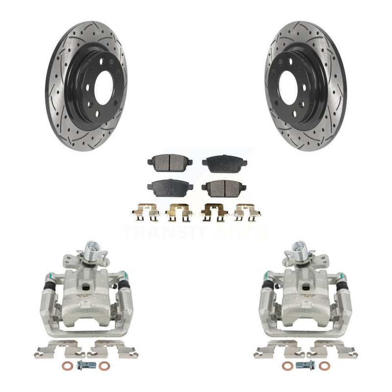 Transit Auto KCD-100517P Disc Brake Kit for 2006-2013 Mazda 6, Lincoln MKZ, Ford Fusion & more - Rear product image
