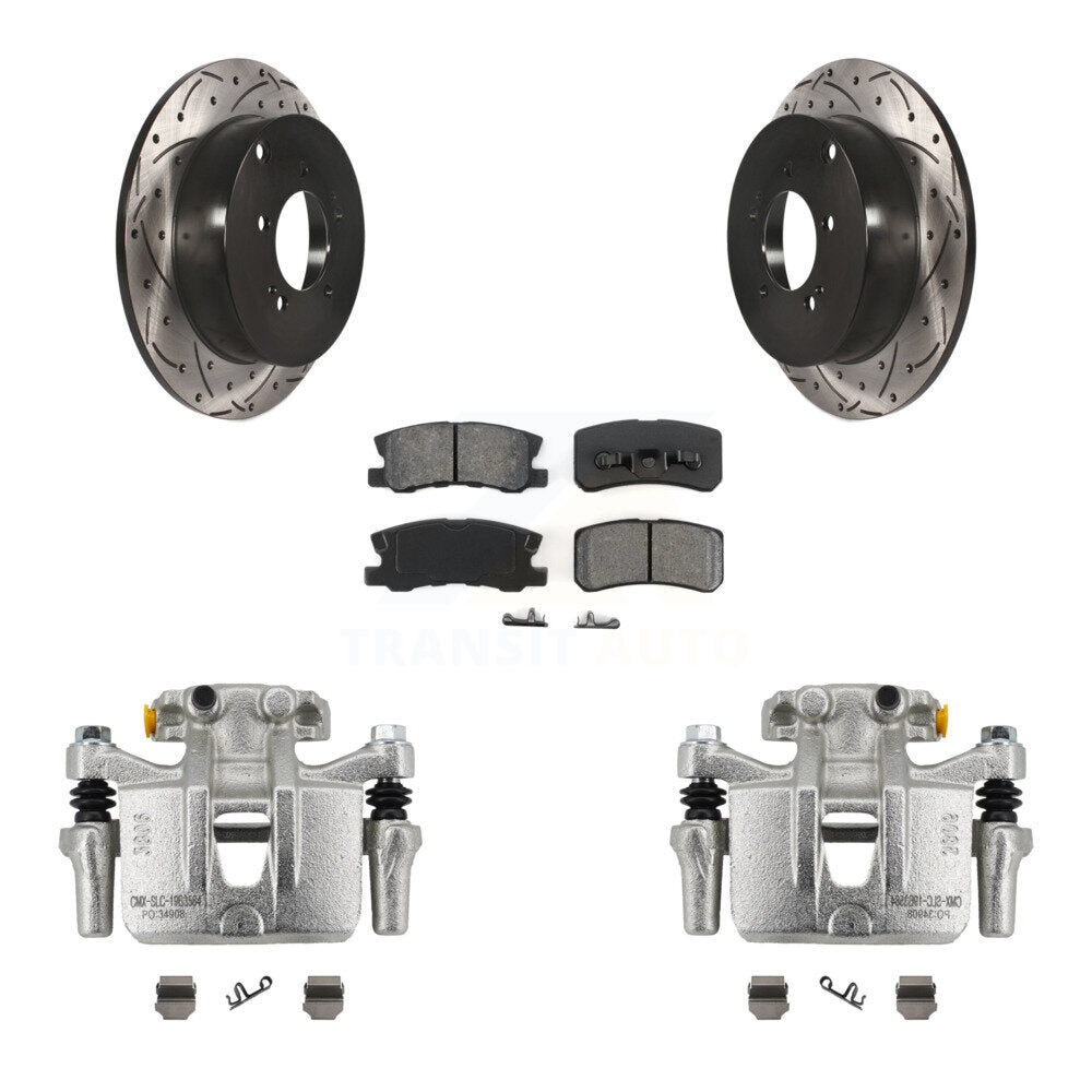 Transit Auto KCD-100517S Disc Brake Kit for 2007-2015 Mitsubishi Outlander, Mitsubishi Lancer - Rear product image