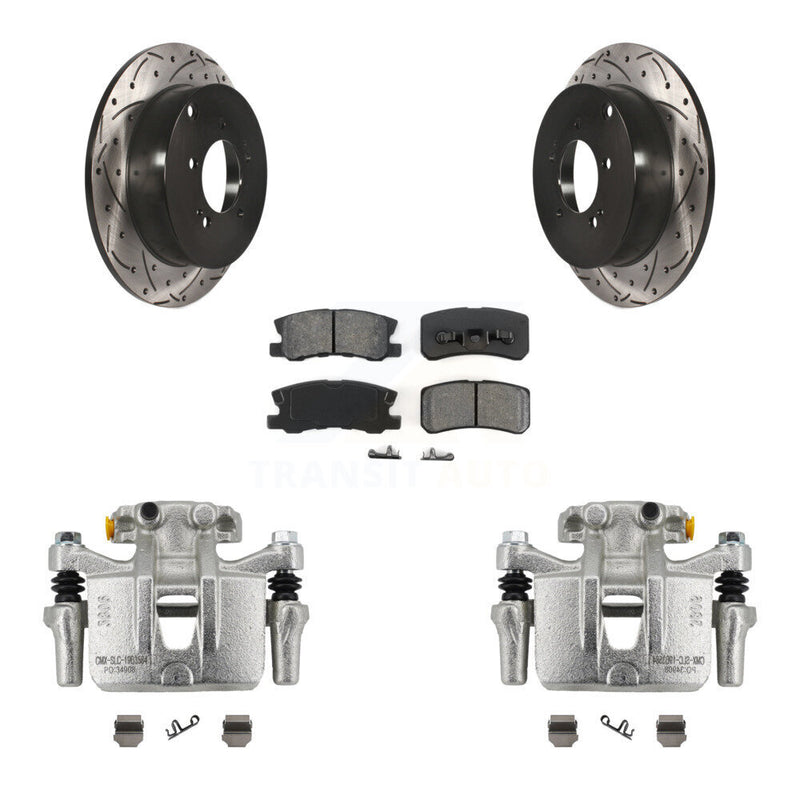 Transit Auto KCD-100517S Disc Brake Kit for 2007-2015 Mitsubishi Outlander, Mitsubishi Lancer - Rear product image