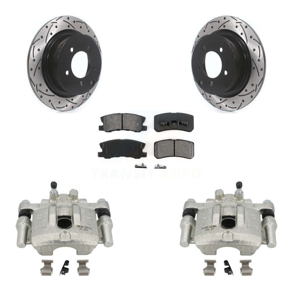 Transit Auto KCD-100518S Disc Brake Kit for 2008-2017 Mitsubishi Lancer, Dodge Caliber - Rear product image
