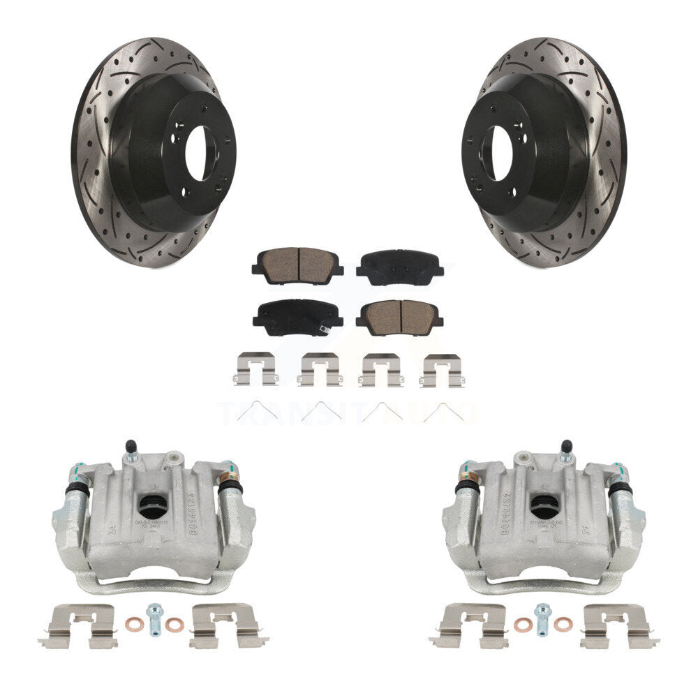 Transit Auto KCD-100520C Disc Brake Kit for 2016-2020 Hyundai Santa Fe Sport, Kia Sorento - Rear product image