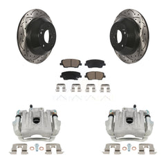 Transit Auto KCD-100520C Disc Brake Kit for 2016-2020 Hyundai Santa Fe Sport, Kia Sorento - Rear product image