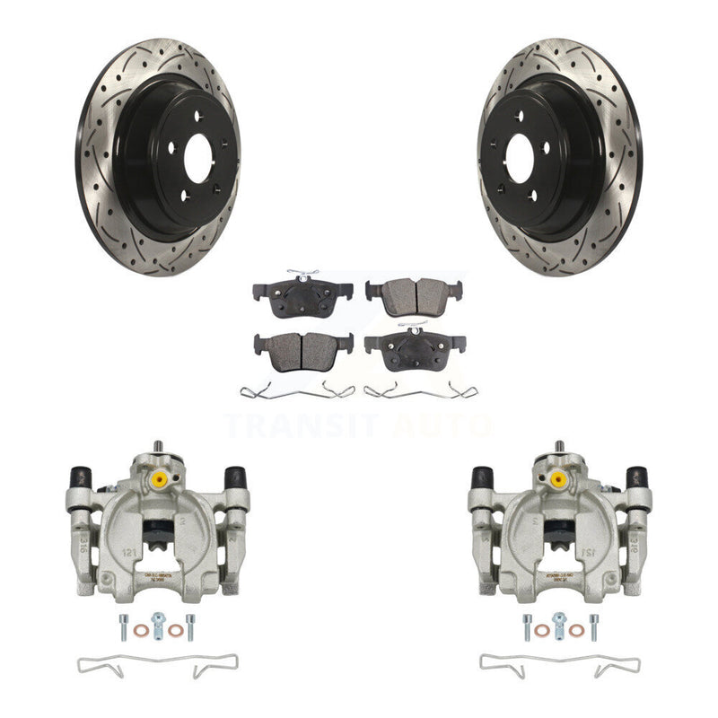 Transit Auto KCD-100521P Disc Brake Kit for 2015-2022 Ford Edge, Lincoln MKZ, Lincoln Nautilus & more - Rear product image