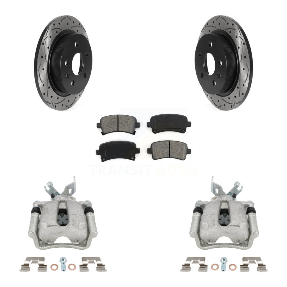 Transit Auto KCD-100521S Disc Brake Kit for 2011-2017 Chevrolet Malibu, Buick LaCrosse, Buick Regal - Rear product image