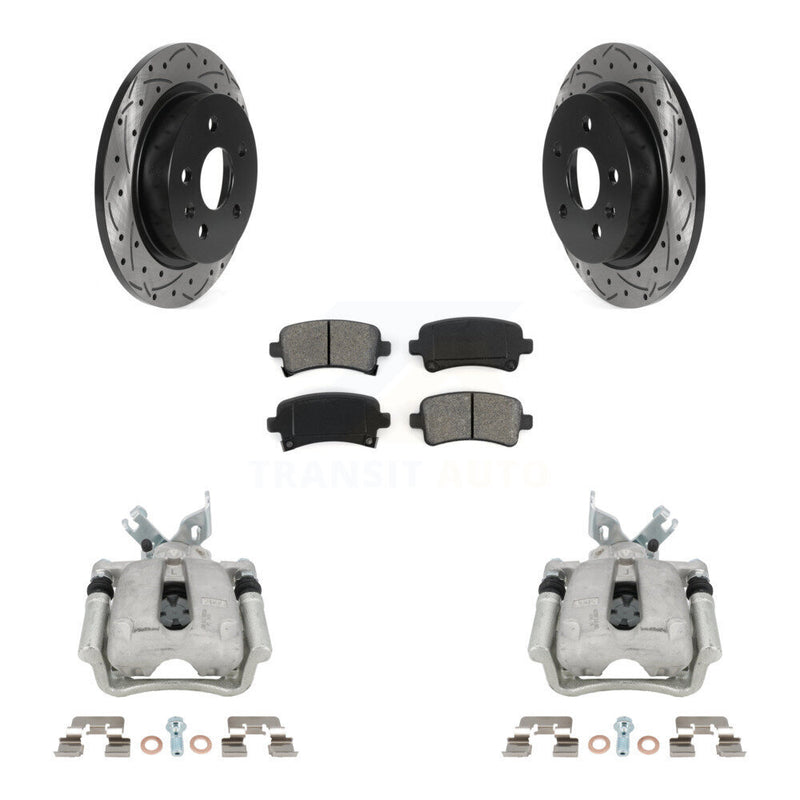 Transit Auto KCD-100521S Disc Brake Kit for 2011-2017 Chevrolet Malibu, Buick LaCrosse, Buick Regal - Rear product image