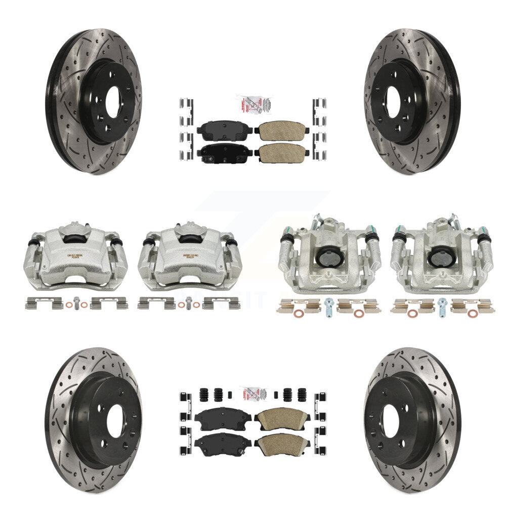 Transit Auto KCD-100522N Disc Brake Kit for 2011-2016 Chevrolet Cruze Limited, Chevrolet Cruze - Front and Rear product image