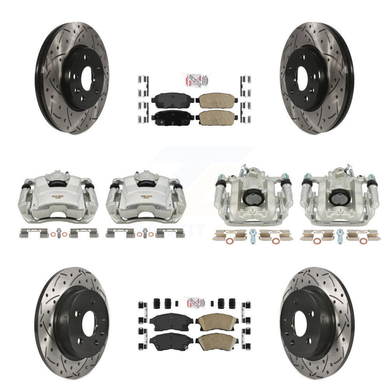Transit Auto KCD-100522N Disc Brake Kit for 2011-2016 Chevrolet Cruze Limited, Chevrolet Cruze - Front and Rear product image