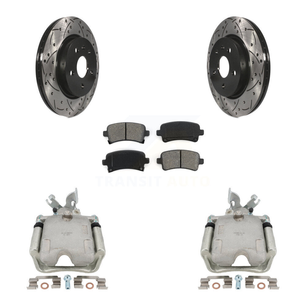 Transit Auto KCD-100522S Disc Brake Kit for 2011-2020 Cadillac XTS, Chevrolet Impala, Chevrolet Malibu & more - Rear product image