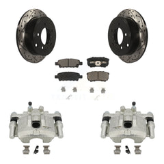 Transit Auto KCD-100523C Disc Brake Kit for 2007-2017 Jeep Compass, Mitsubishi Lancer, Chrysler 200 & more - Rear product image