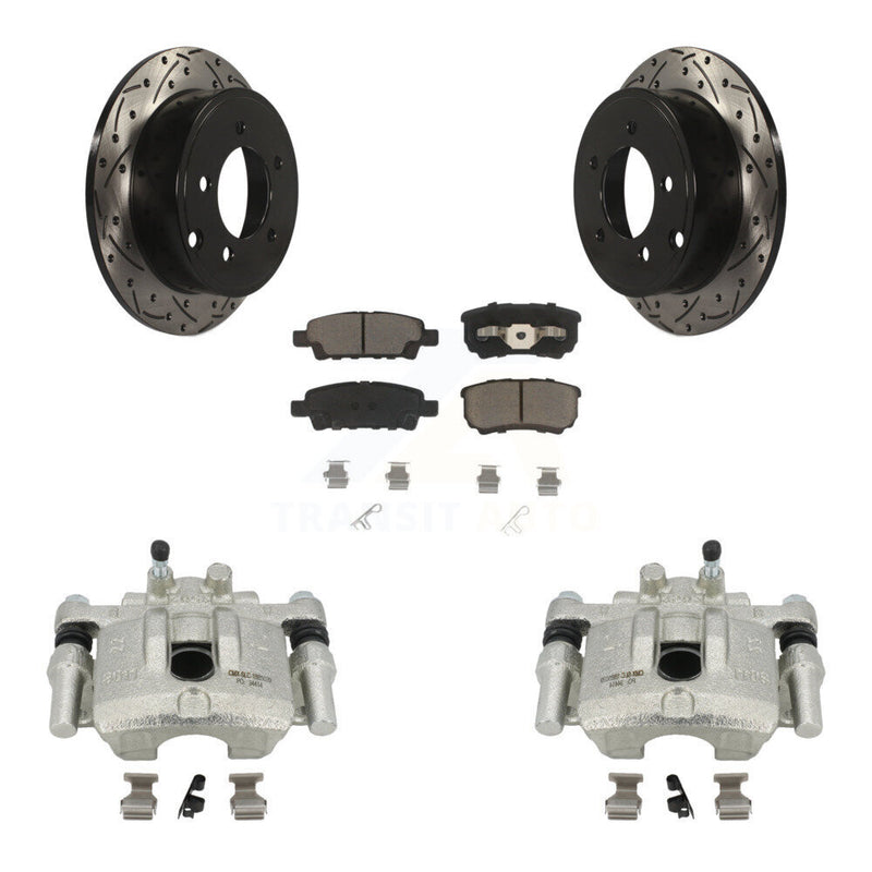 Transit Auto KCD-100523C Disc Brake Kit for 2007-2017 Jeep Compass, Mitsubishi Lancer, Chrysler 200 & more - Rear product image