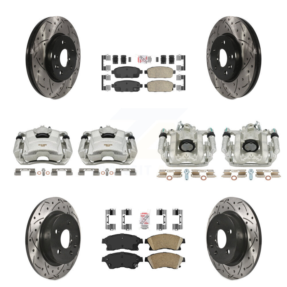 Transit Auto KCD-100523N Disc Brake Kit for 2011-2016 Chevrolet Cruze Limited, Chevrolet Cruze - Front and Rear product image
