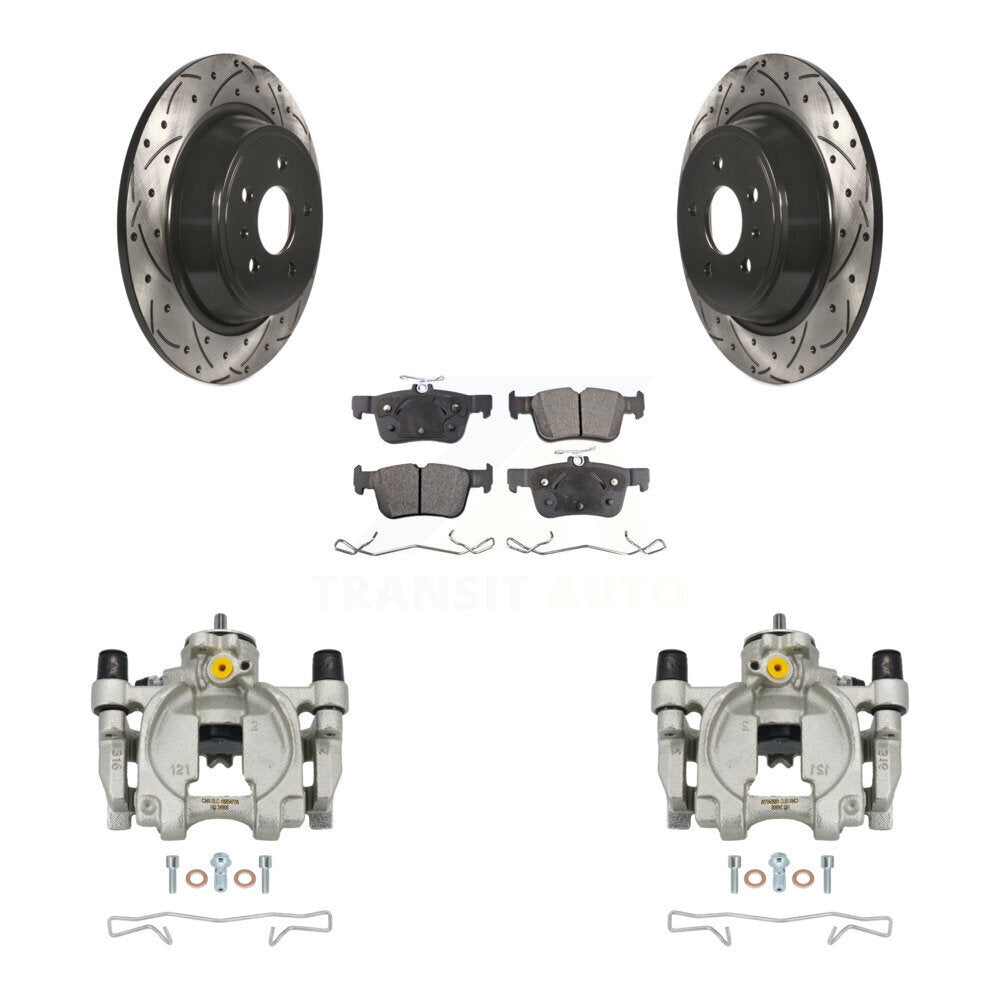 Transit Auto KCD-100523T Disc Brake Kit for 2013-2020 Ford Fusion, Ford Escape, Lincoln MKX & more - Rear product image