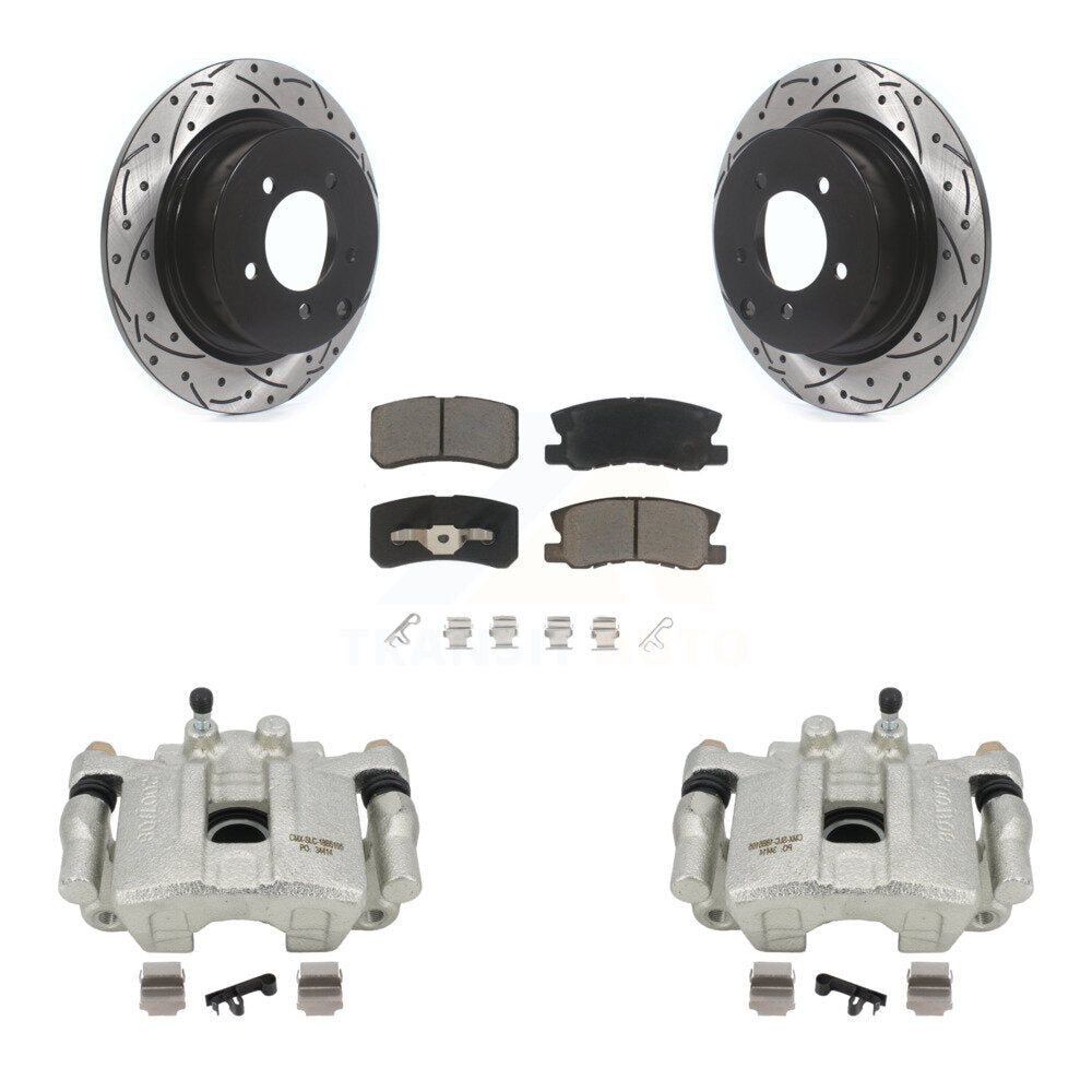 Transit Auto KCD-100524C Disc Brake Kit for 2007-2017 Jeep Compass, Mitsubishi Lancer, Mitsubishi Outlander & more - Rear product image