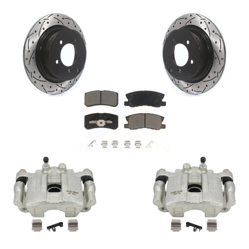 Transit Auto KCD-100524C Disc Brake Kit for 2007-2017 Jeep Compass, Mitsubishi Lancer, Mitsubishi Outlander & more - Rear product image