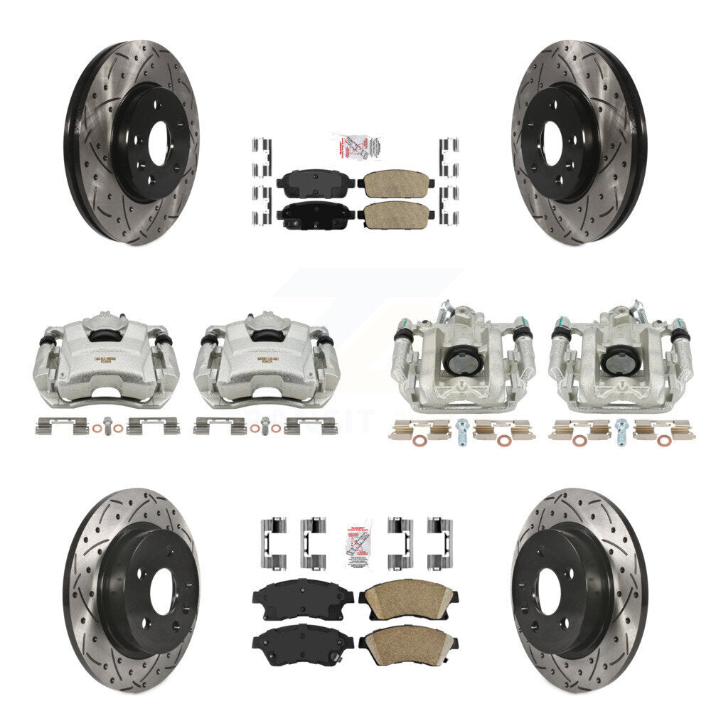 Transit Auto KCD-100524N Disc Brake Kit for 2011-2016 Chevrolet Cruze Limited, Chevrolet Cruze - Front and Rear product image