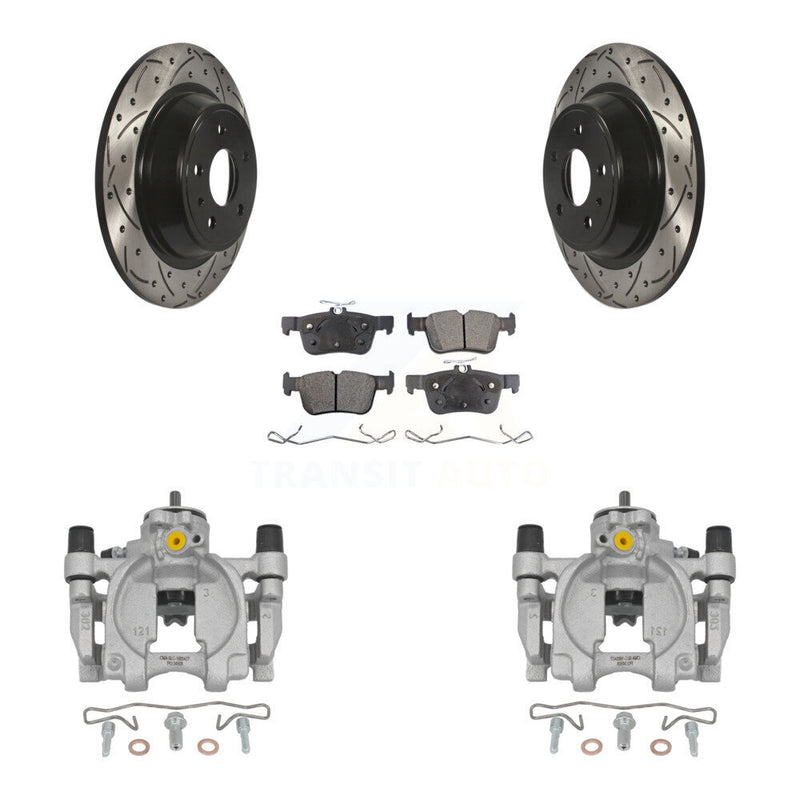 Transit Auto KCD-100524T Disc Brake Kit for 2013-2020 Ford Fusion, Lincoln MKZ - Rear product image