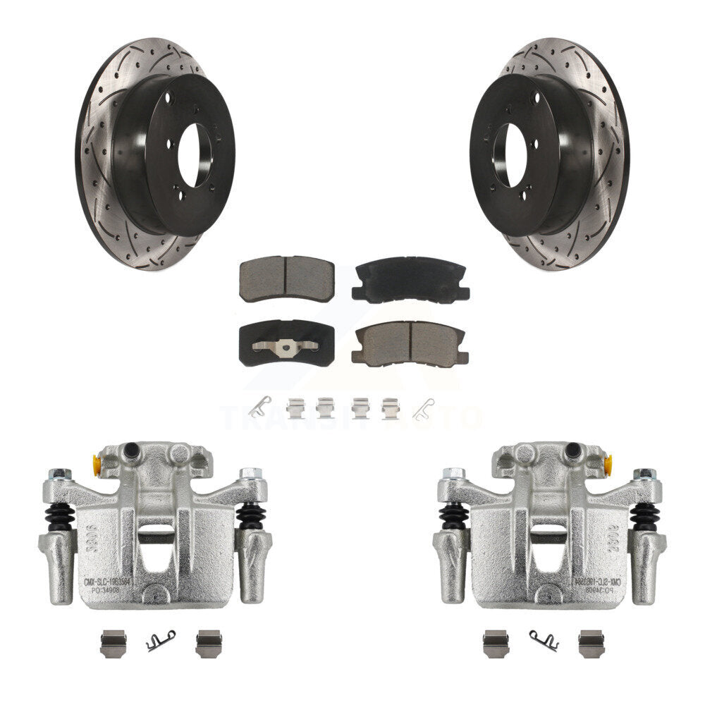 Transit Auto KCD-100525C Disc Brake Kit for 2007-2015 Mitsubishi Outlander, Mitsubishi Lancer - Rear product image