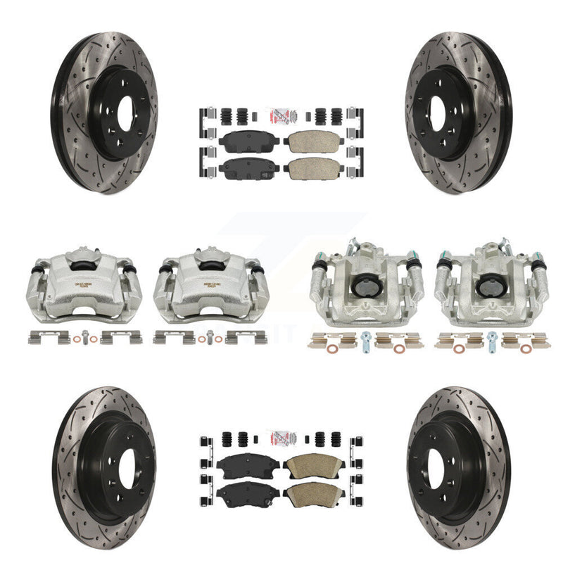 Transit Auto KCD-100525N Disc Brake Kit for 2013 Chevrolet Cruze - Front and Rear product image