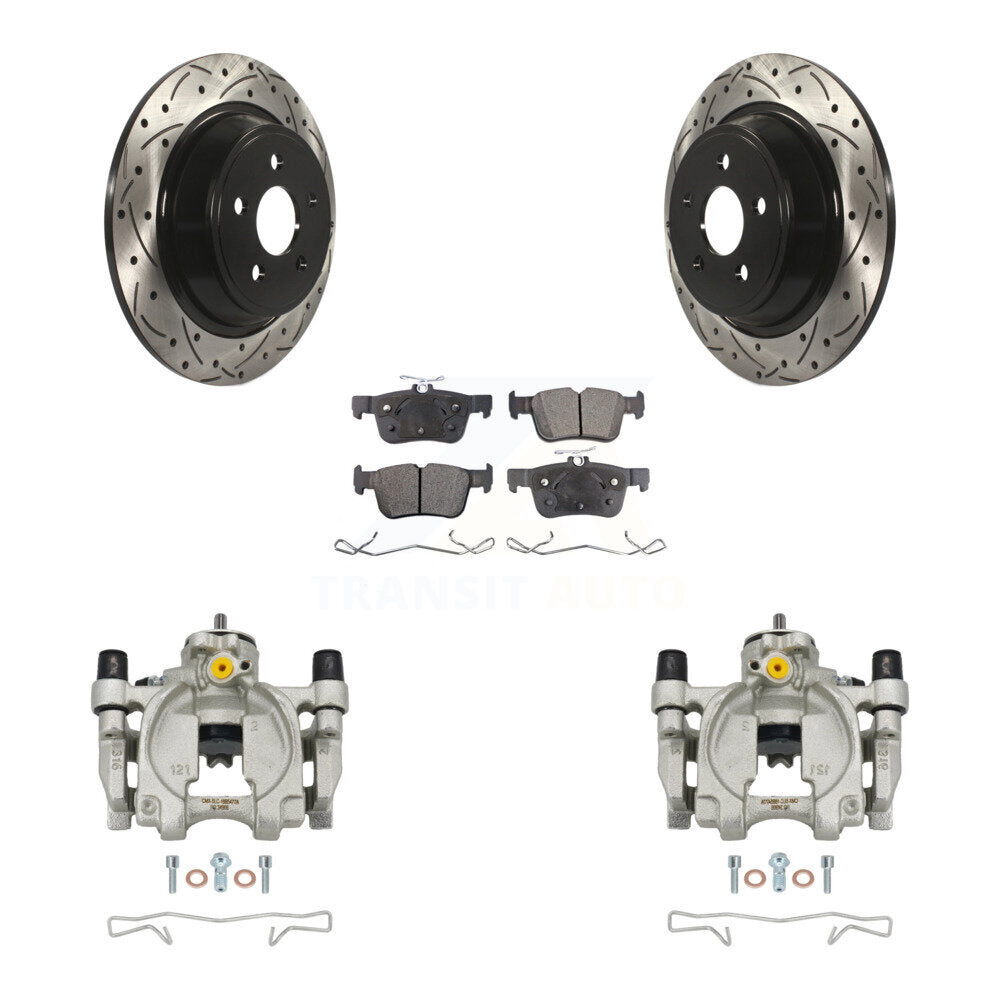 Transit Auto KCD-100525T Disc Brake Kit for 2015-2022 Ford Edge, Lincoln MKZ, Lincoln Nautilus & more - Rear product image