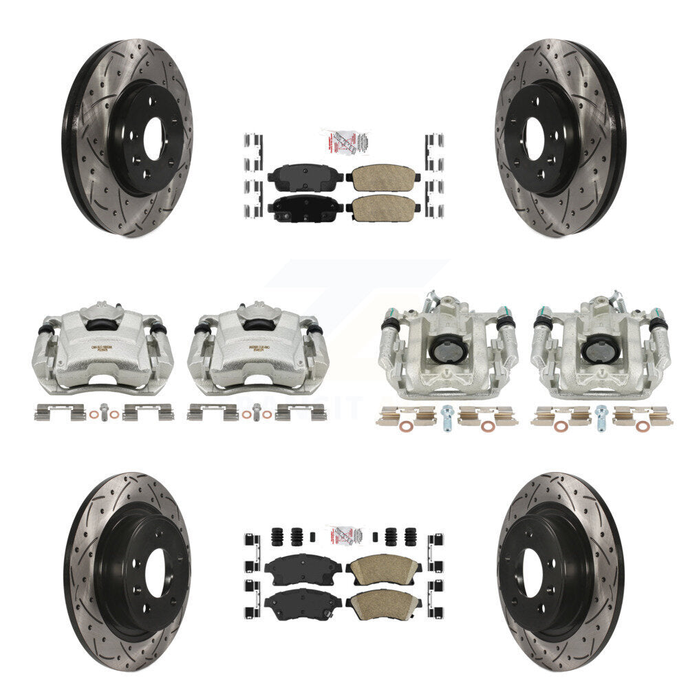 Transit Auto KCD-100526N Disc Brake Kit for 2013 Chevrolet Cruze - Front and Rear product image