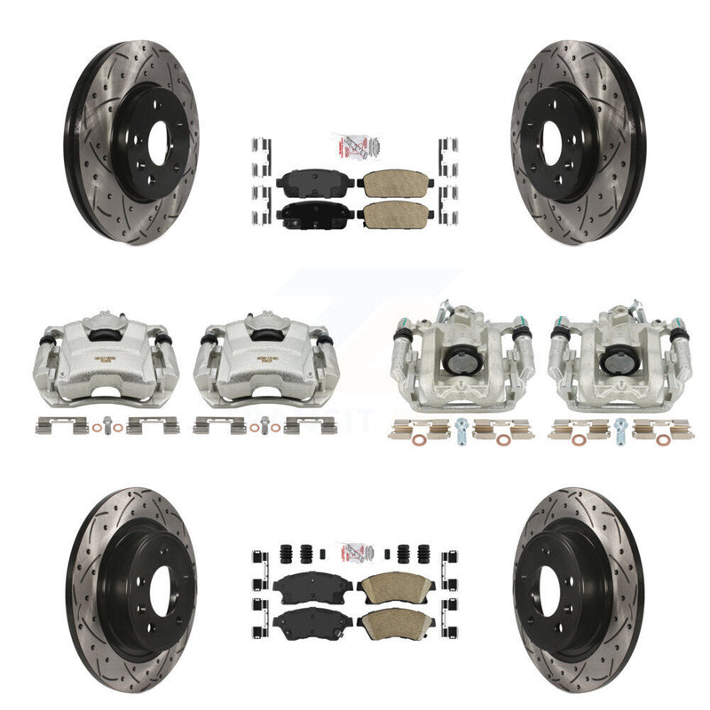 Transit Auto KCD-100526N Disc Brake Kit for 2013 Chevrolet Cruze - Front and Rear product image