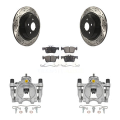 Transit Auto KCD-100526T Disc Brake Kit for 2017-2020 Ford SSV Plug-In Hybrid, Lincoln Continental, Ford Fusion & more - Rear product image