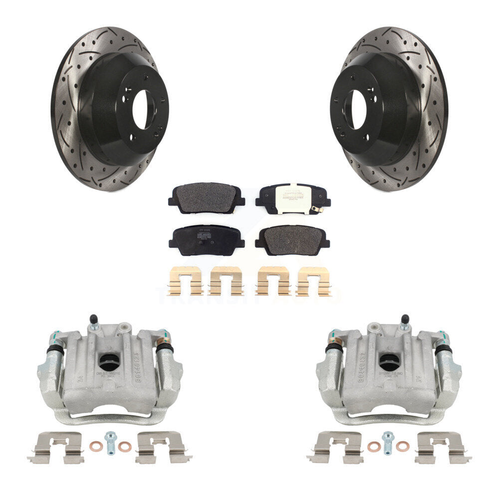 Transit Auto KCD-100527P Disc Brake Kit for 2016-2020 Hyundai Santa Fe Sport, Kia Sorento - Rear product image