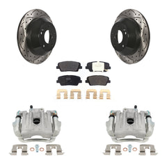 Transit Auto KCD-100527P Disc Brake Kit for 2016-2020 Hyundai Santa Fe Sport, Kia Sorento - Rear product image