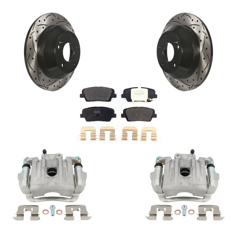 Transit Auto KCD-100527P Disc Brake Kit for 2016-2020 Hyundai Santa Fe Sport, Kia Sorento - Rear product image