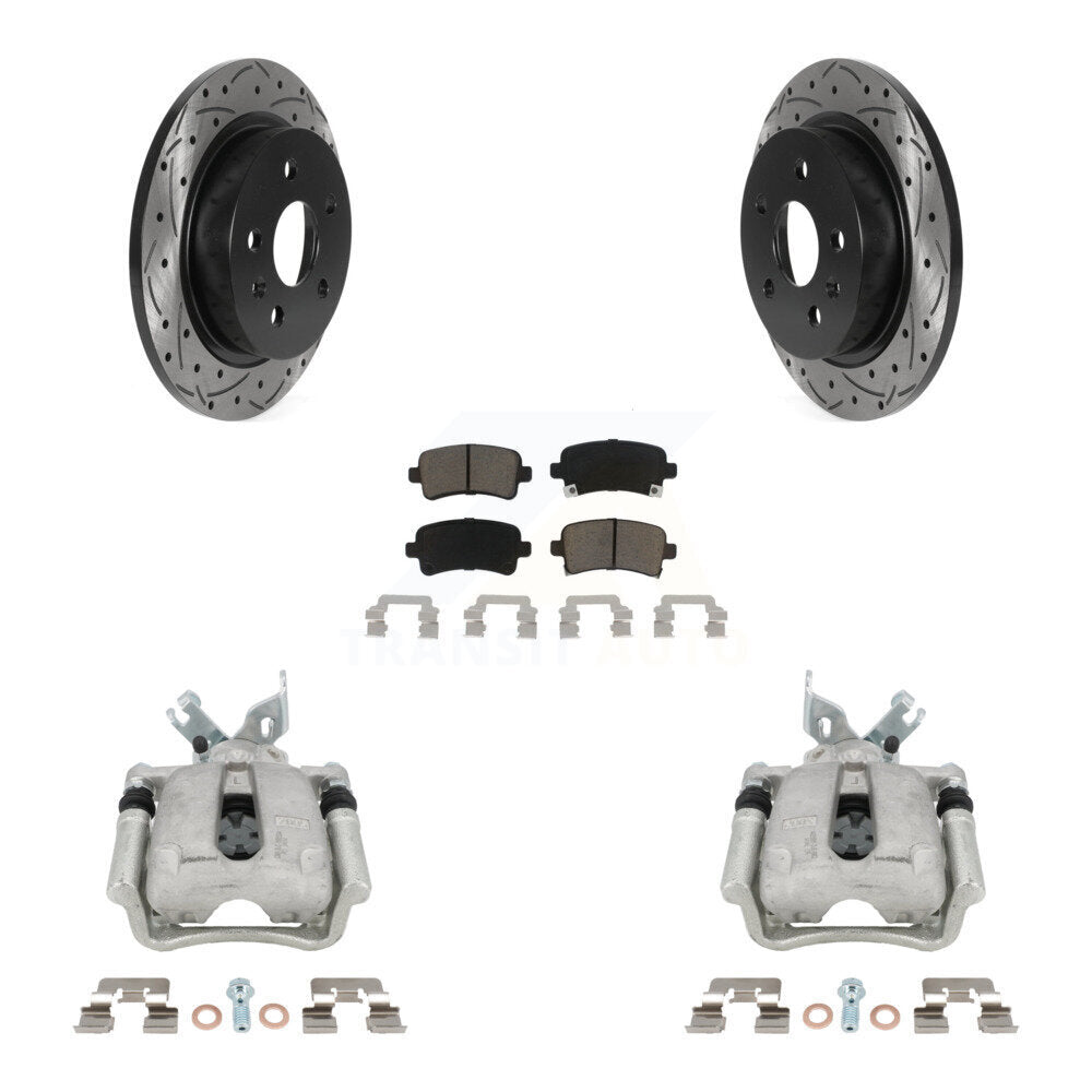 Transit Auto KCD-100529C Disc Brake Kit for 2011-2017 Chevrolet Malibu, Buick LaCrosse, Buick Regal - Rear product image