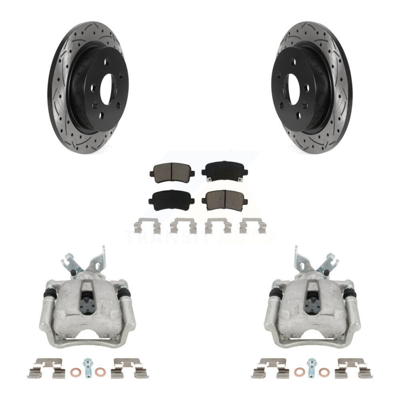 Transit Auto KCD-100529C Disc Brake Kit for 2011-2017 Chevrolet Malibu, Buick LaCrosse, Buick Regal - Rear product image