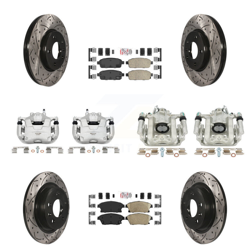 Transit Auto KCD-100529N Disc Brake Kit for 2011-2015 Chevrolet Cruze, Chevrolet Orlando, Chevrolet Volt - Front and Rear product image