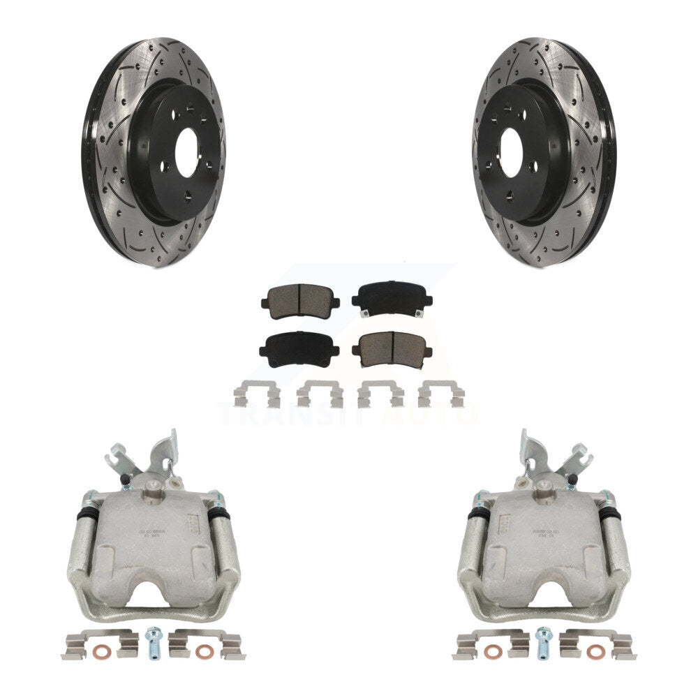 Transit Auto KCD-100530C Disc Brake Kit for 2011-2020 Cadillac XTS, Chevrolet Impala, Chevrolet Malibu & more - Rear product image
