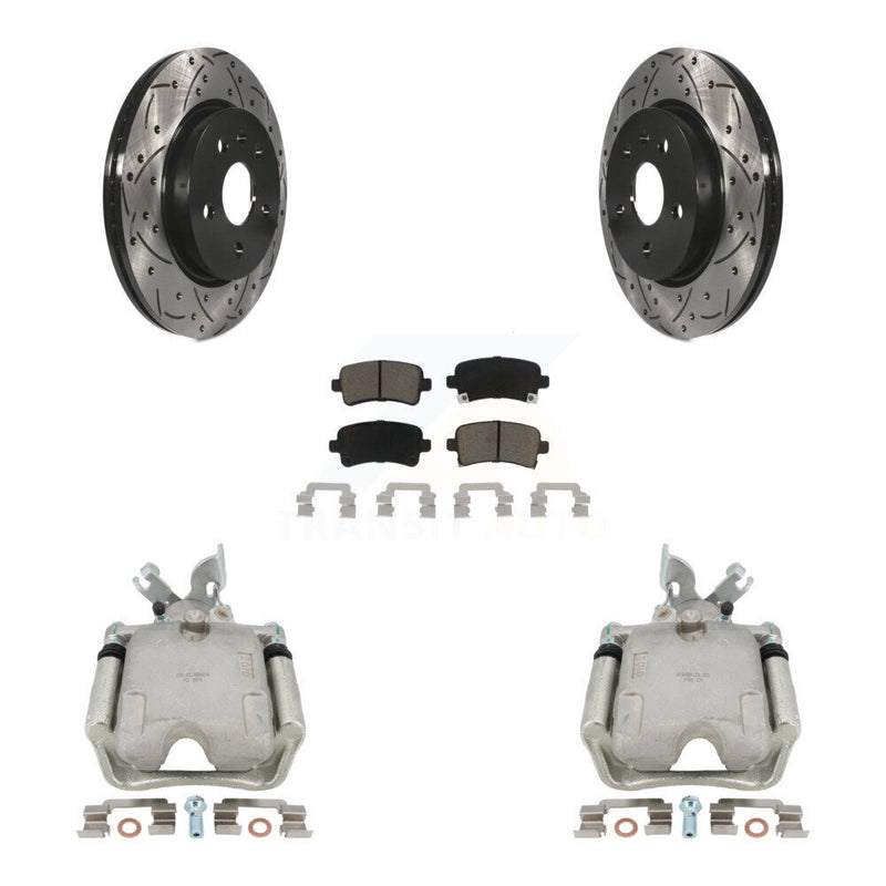 Transit Auto KCD-100530C Disc Brake Kit for 2011-2020 Cadillac XTS, Chevrolet Impala, Chevrolet Malibu & more - Rear product image