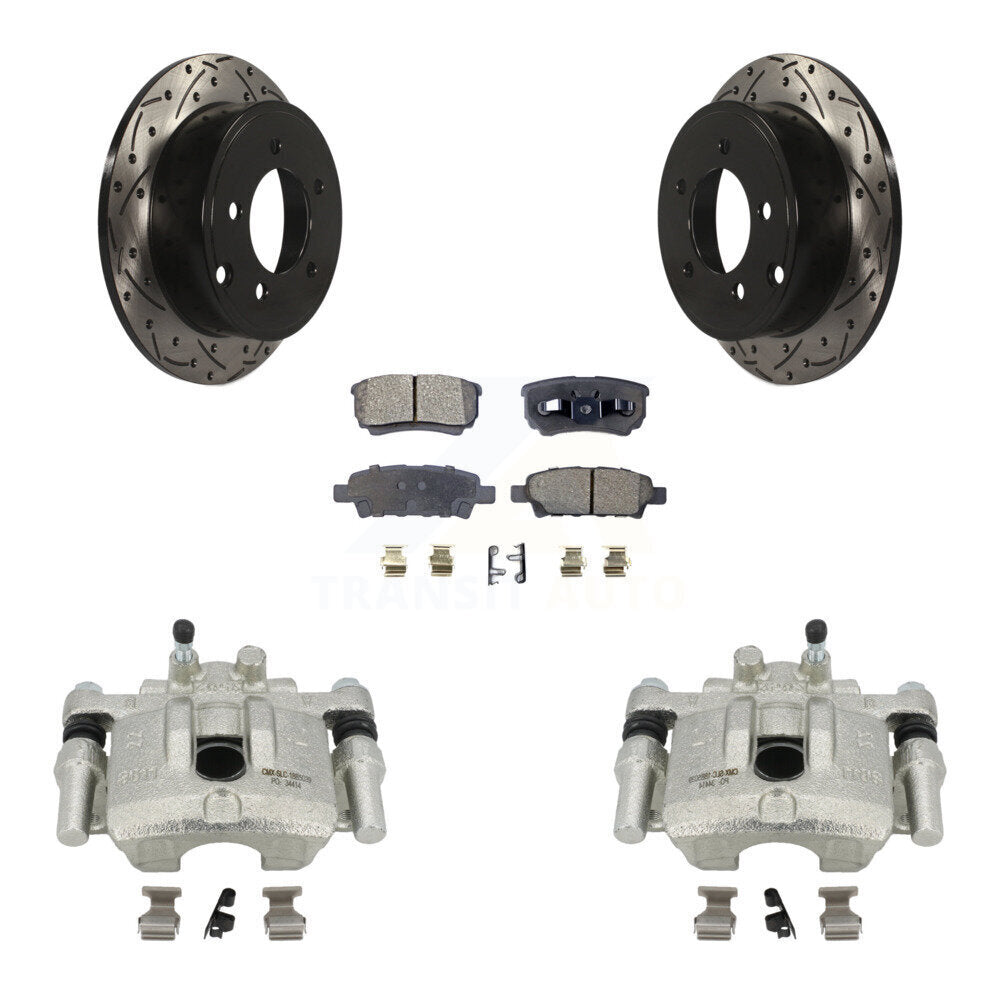 Transit Auto KCD-100530P Disc Brake Kit for 2007-2017 Jeep Compass, Mitsubishi Lancer, Chrysler 200 & more - Rear product image