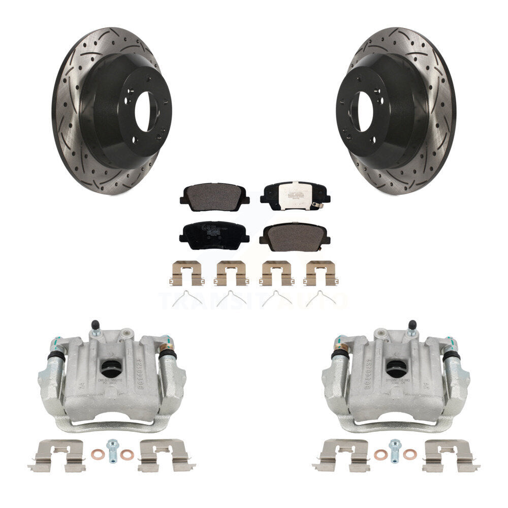 Transit Auto KCD-100531T Disc Brake Kit for 2016-2020 Hyundai Santa Fe Sport, Kia Sorento - Rear product image