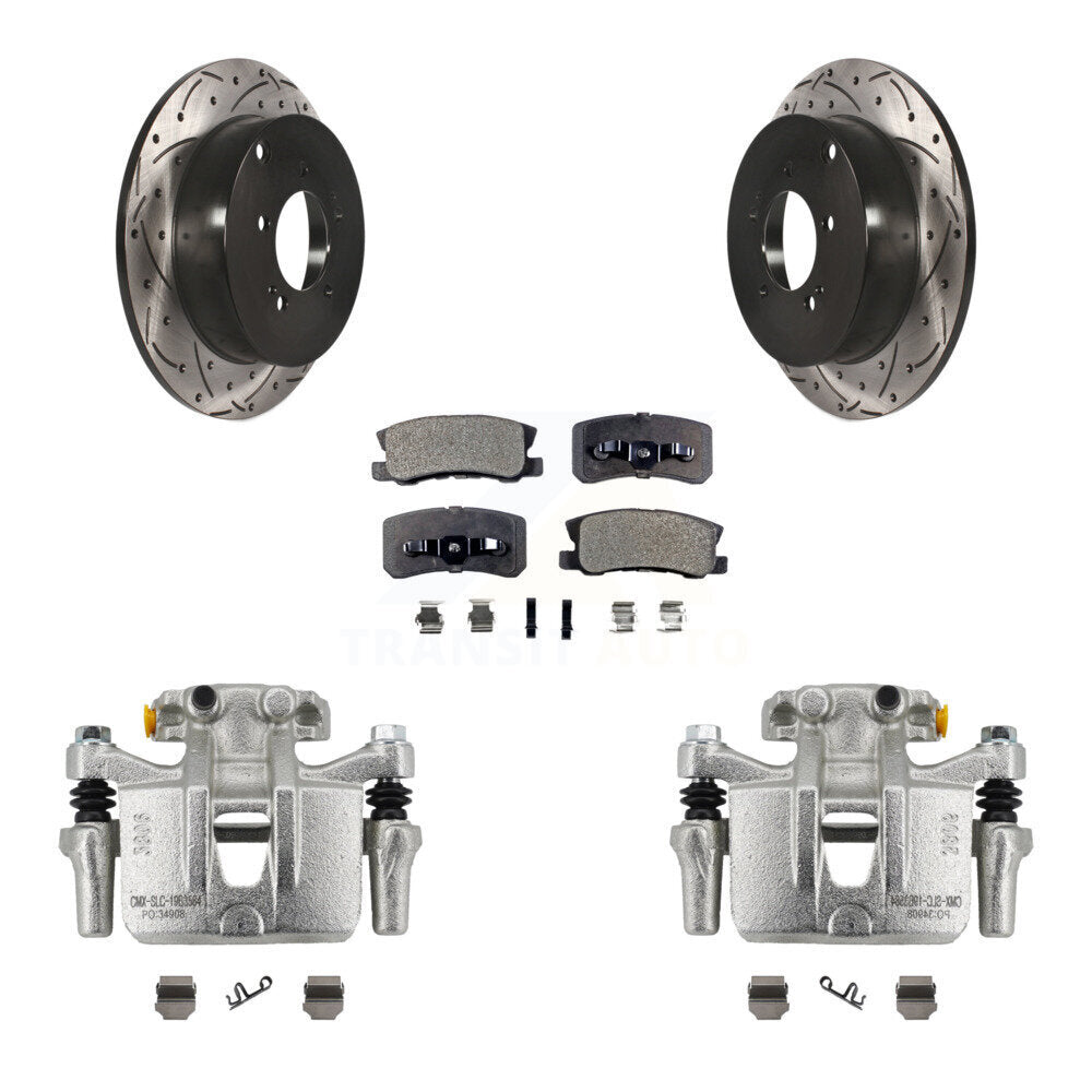 Transit Auto KCD-100532P Disc Brake Kit for 2007-2015 Mitsubishi Outlander, Mitsubishi Lancer - Rear product image