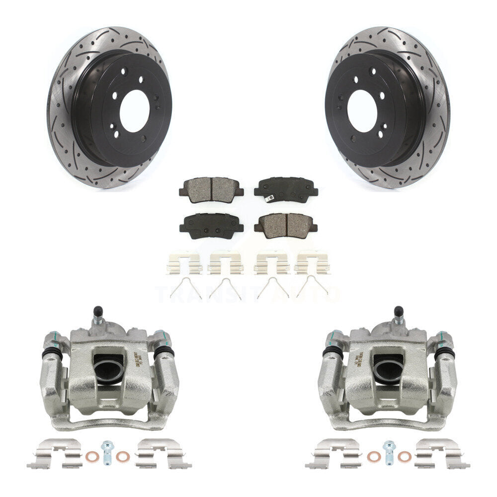 Transit Auto KCD-100532S Disc Brake Kit for 2016-2021 Hyundai Tucson, Kia Sportage - Rear product image