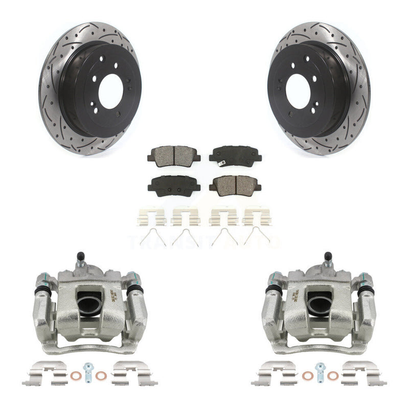 Transit Auto KCD-100532S Disc Brake Kit for 2016-2021 Hyundai Tucson, Kia Sportage - Rear product image
